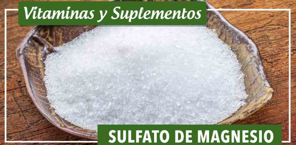 sulfato de magnesio para que sirve